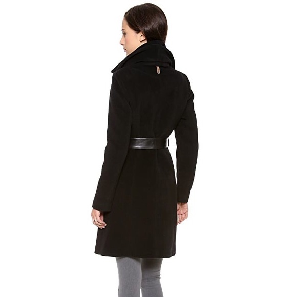 *Sold* Mackage Belted Wool Blend Coat - Picture 4 of 11